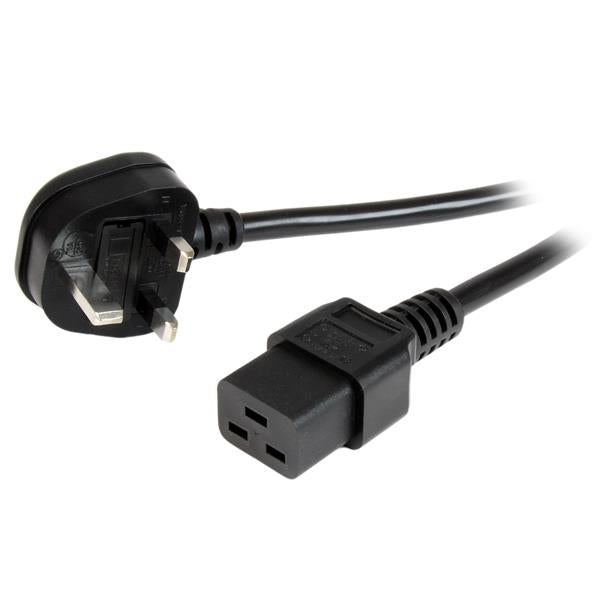 StarTech.com 2m BS 1363 to IEC 320 C19 Power Cable - ONE CLICK SUPPLIES