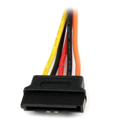 StarTech.com 6in Latching SATA Power Y Adapter - ONE CLICK SUPPLIES