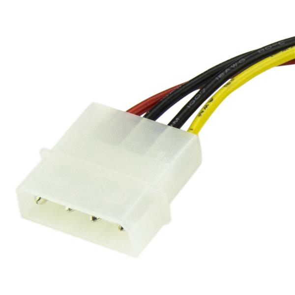 StarTech.com 6in Molex to SATA Power Adapter - ONE CLICK SUPPLIES