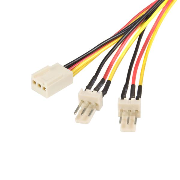 StarTech.com 12in TX3 Fan Power Splitter Cable - ONE CLICK SUPPLIES