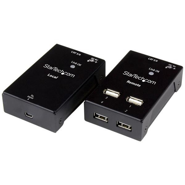 StarTech.com 4 Port USB 2.0 Extender 50m - ONE CLICK SUPPLIES