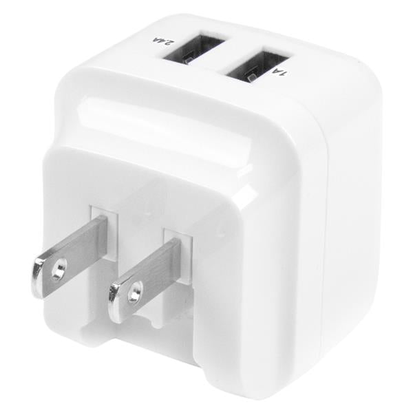 StarTech.com Dual Port USB Wall Charger - ONE CLICK SUPPLIES