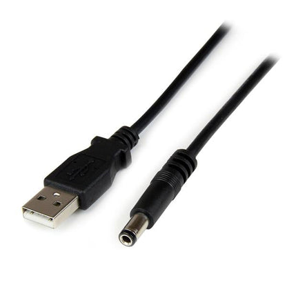 StarTech.com 2m USB to Type N Barrel 5V DC Cable - ONE CLICK SUPPLIES