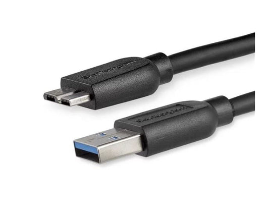 StarTech.com 2m Slim SuperSpeed USB 3.0 Micro B Cable - ONE CLICK SUPPLIES