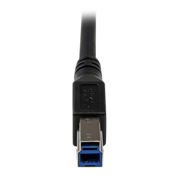 StarTech.com 1m Black SuperSpeed USB 3.0 Cable - ONE CLICK SUPPLIES