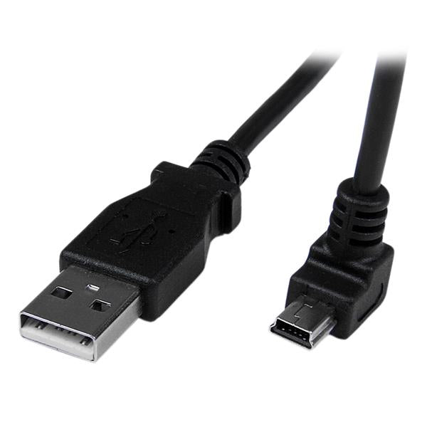 StarTech.com 2m Mini USB Cable A to Down Angle Mini B - ONE CLICK SUPPLIES