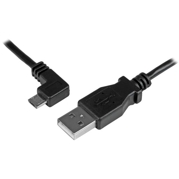 StarTech.com 1M A To Left Angle Micro USB Cable - ONE CLICK SUPPLIES