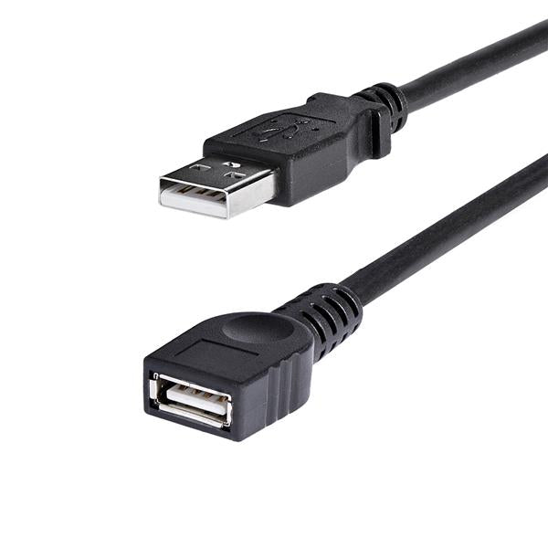 StarTech.com 6 ft Black USB 2.0 Extension Cable - ONE CLICK SUPPLIES