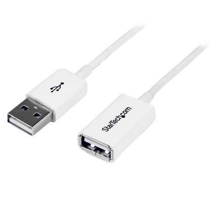 StarTech.com 2m White USB 2.0 Extension Cable - ONE CLICK SUPPLIES