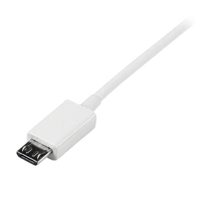 StarTech.com 2m White Micro USB Cable A to Micro B - ONE CLICK SUPPLIES