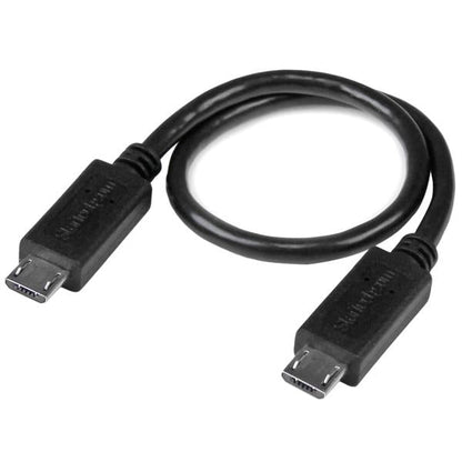 StarTech.com 8in Micro USB to Micro B M to M Cable - ONE CLICK SUPPLIES