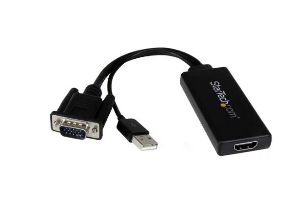 StarTech.com VGA to HDMI Adapter with USB Audio - ONE CLICK SUPPLIES