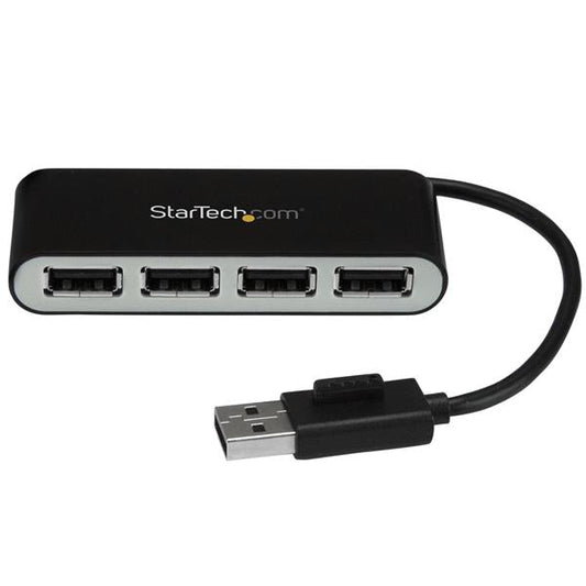 StarTech.com 4 Port Portable USB 2.0 Hub with Cable - ONE CLICK SUPPLIES