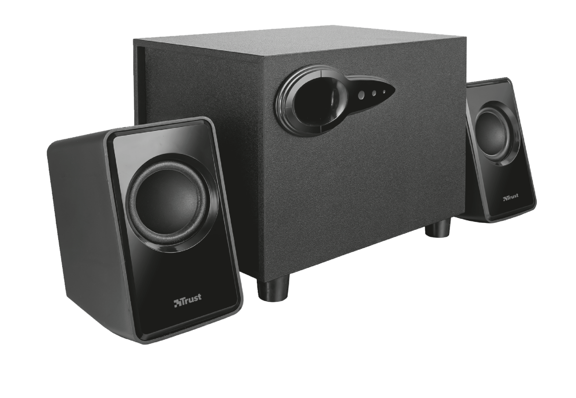 Trust Avora 2.1 Channels USB Subwoofer Speaker Set - ONE CLICK SUPPLIES