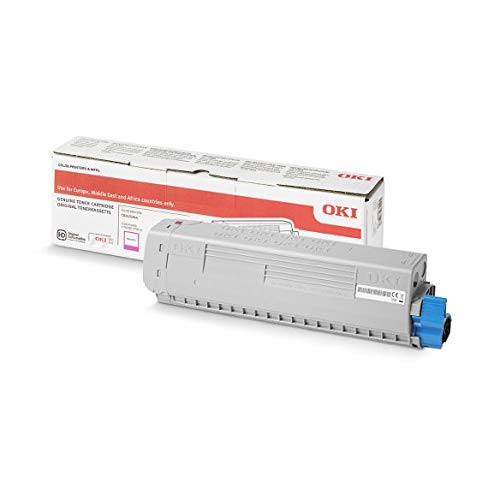 OKI Magenta Toner Cartridge 10K pages - 46861306 - ONE CLICK SUPPLIES