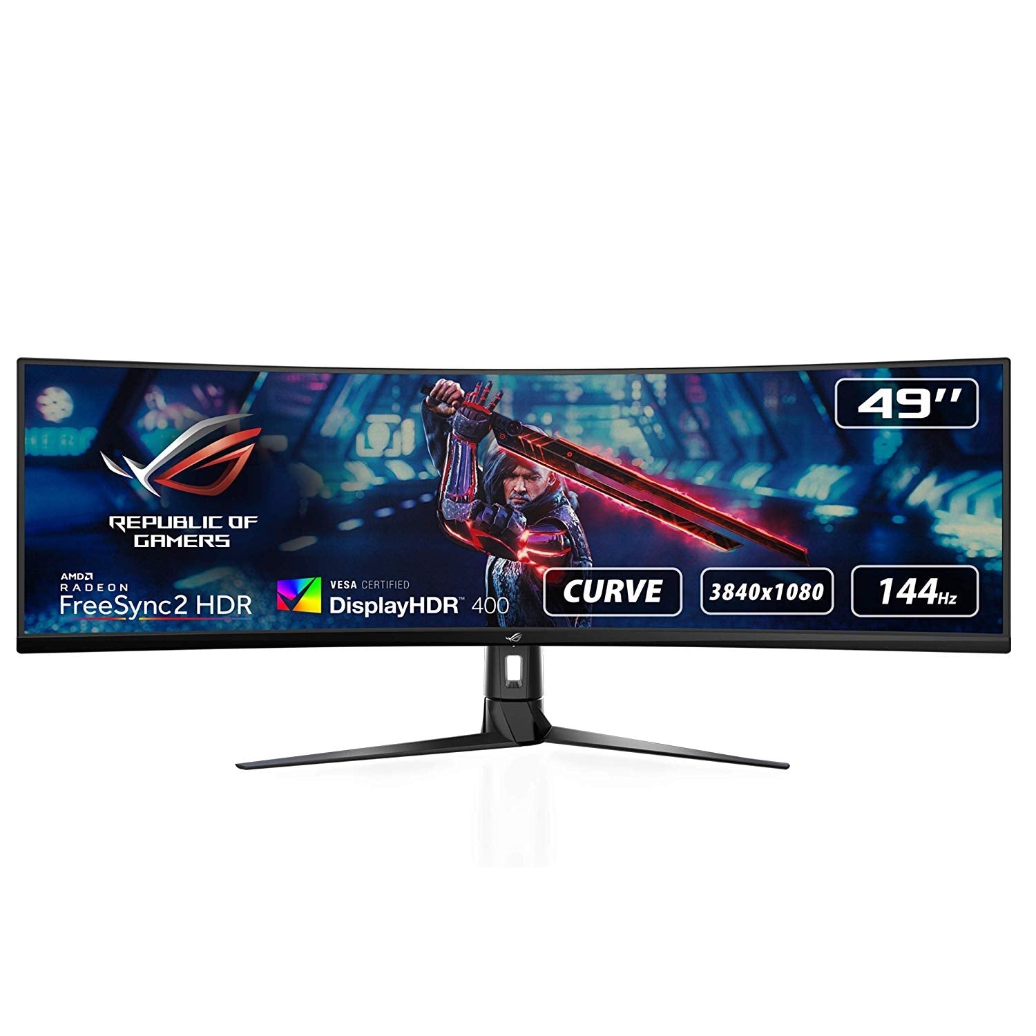 Asus XG49VQ 49in UW LED Curved Monitor - ONE CLICK SUPPLIES