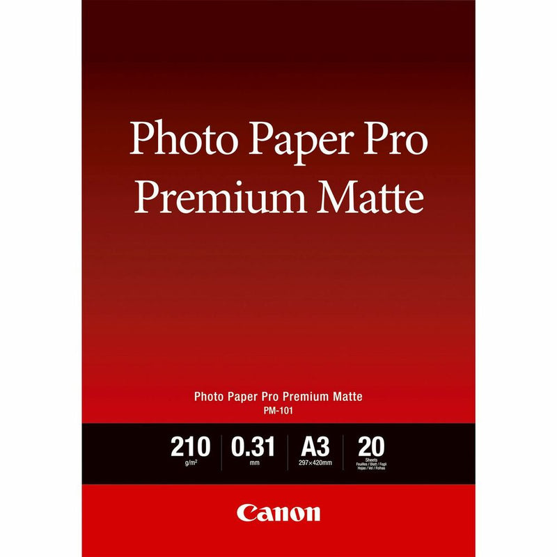 Canon PM-101 A3 Premium Matte Photo Paper - 8657B006 - ONE CLICK SUPPLIES