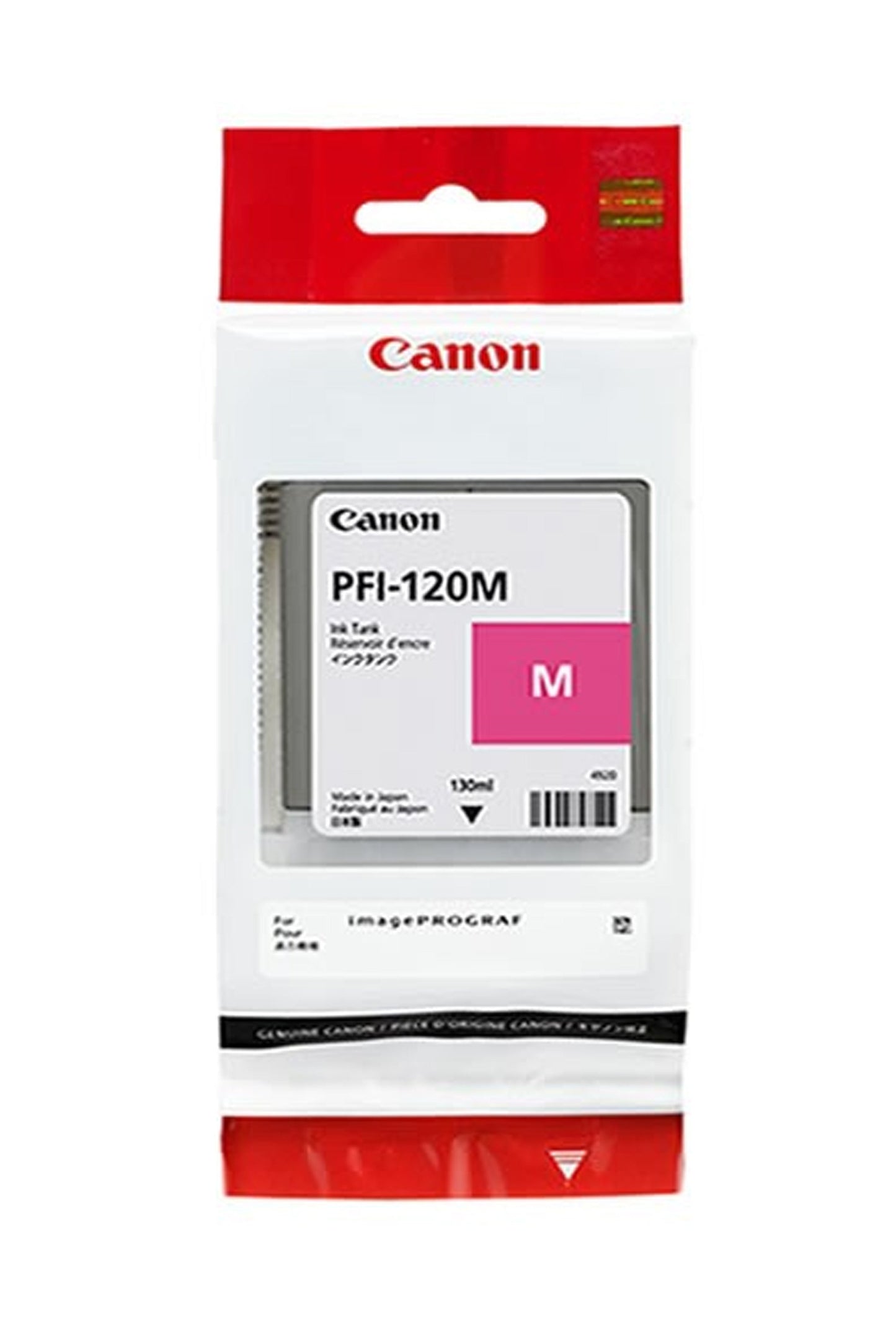 Canon PFI120M Magenta Standard Capacity Ink Cartridge 130ml - 2887C001AA - ONE CLICK SUPPLIES