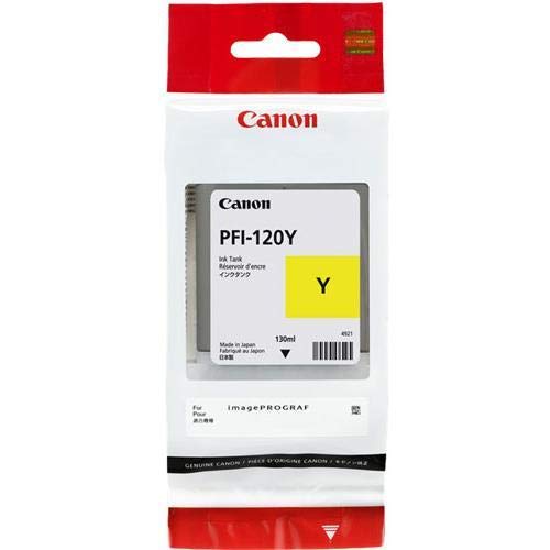 Canon PFI120Y Yellow Standard Capacity Ink Cartridge 130ml - 2888C001AA - ONE CLICK SUPPLIES