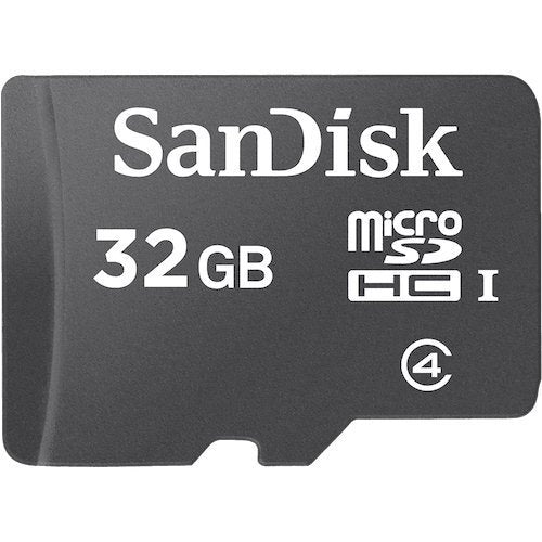 SanDisk SDSDQM 32GB Class 4 MicroSDHC Memory Card and Adapter - ONE CLICK SUPPLIES