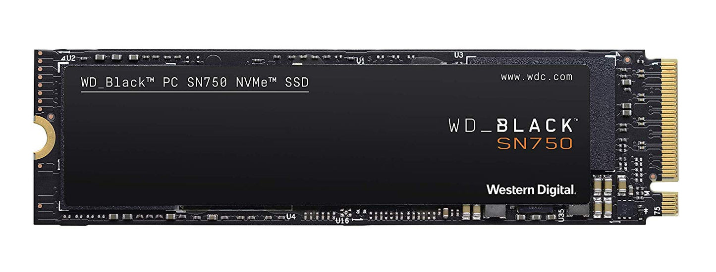 WD SSD 500GB M.2 NVMe Black SN750 Heatsink - ONE CLICK SUPPLIES