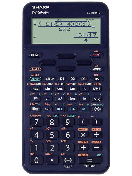 Sharp ELW531T 16 Digit Scientific Calculator Blue SH-ELW531TLBBL - ONE CLICK SUPPLIES