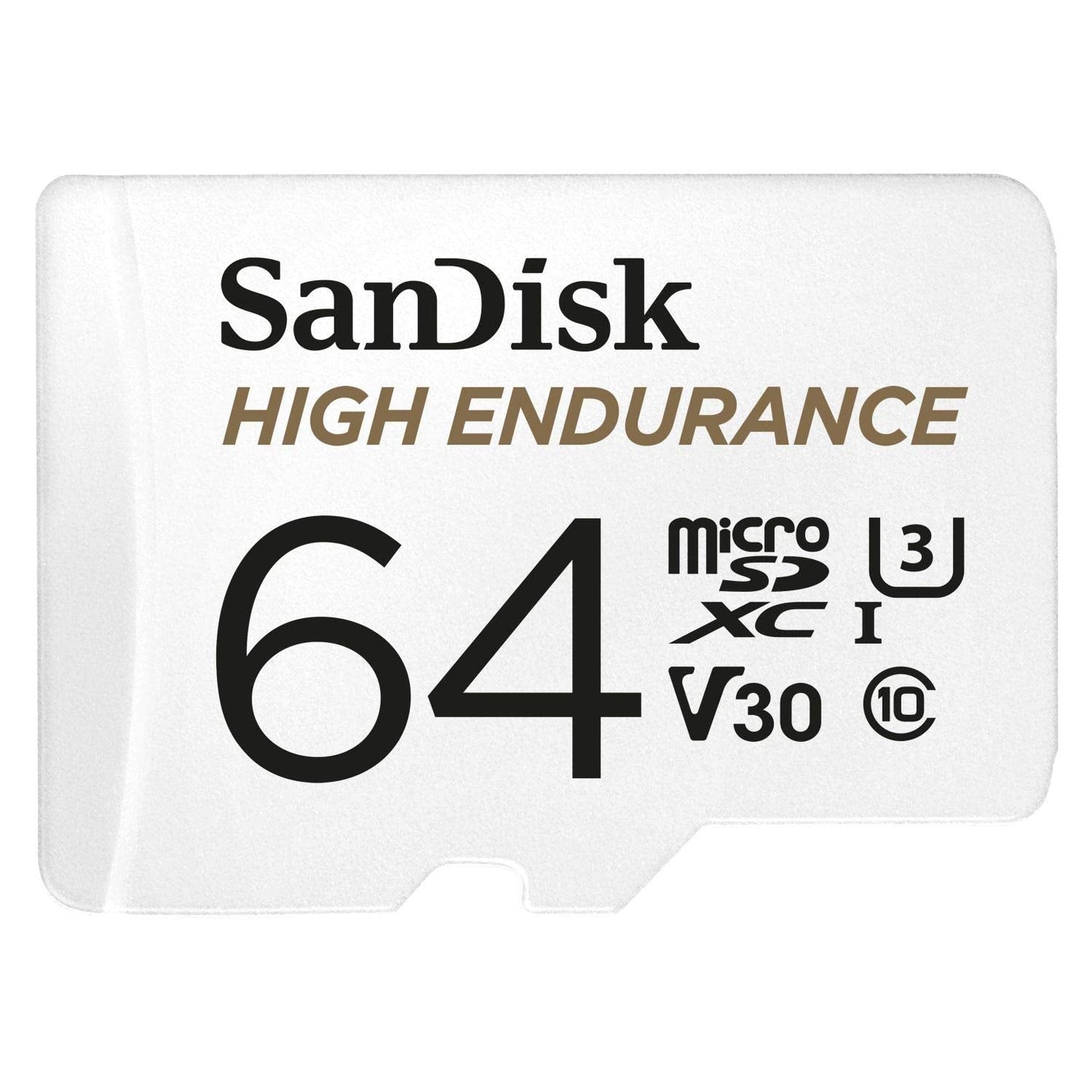 SanDisk High Endurance 64GB UHS-I Class 10 MicroSDHC Memory Card and Adapter - ONE CLICK SUPPLIES