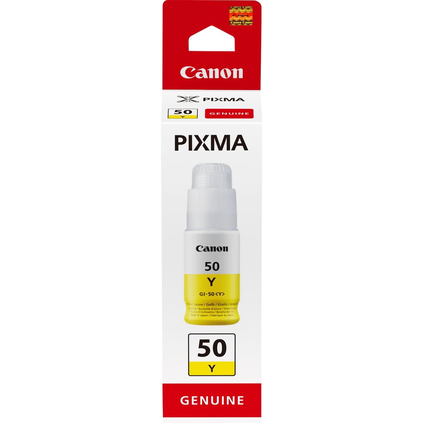 Canon GI-50Y Yellow Standard Capacity Ink Bottle 70 ml - 3405C001 - ONE CLICK SUPPLIES