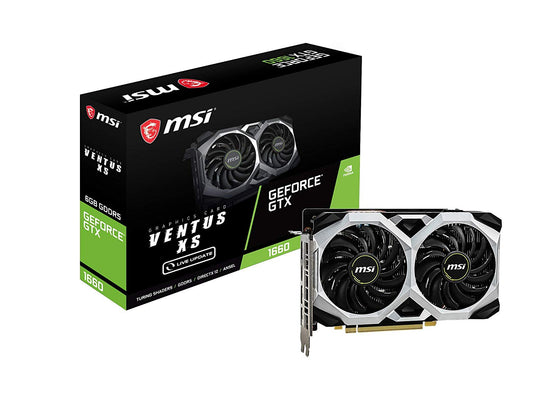 MSI GTX 1660 Ventus XS OC 6GB DDR6 PCIE - ONE CLICK SUPPLIES