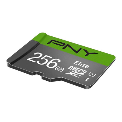 PNY 256GB Elite CL10 UHS1 MicroSDXC and AD - ONE CLICK SUPPLIES