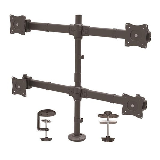 StarTech.com Desk Mount Quad Monitor Arm Steel - ONE CLICK SUPPLIES