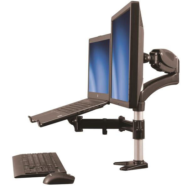 StarTech.com Single Monitor Arm with Laptop Stand - ONE CLICK SUPPLIES