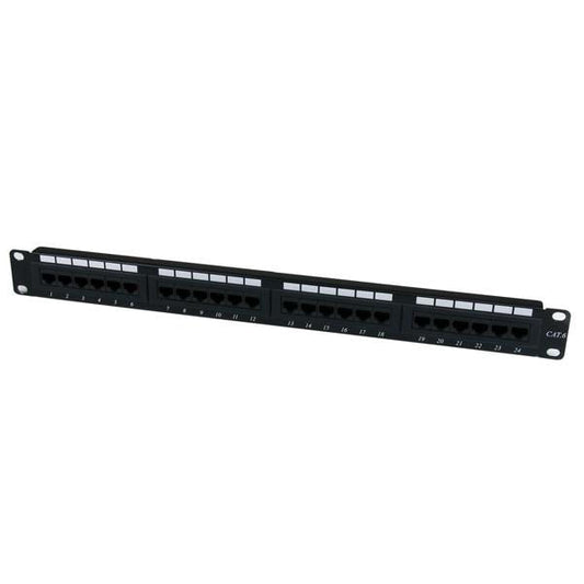 StarTech.com 24 Port 1U Cat 6 110 Patch Panel - ONE CLICK SUPPLIES