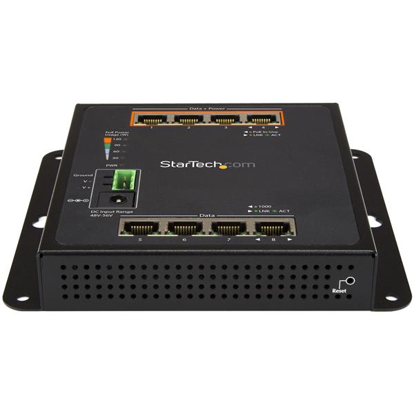 StarTech.com GbE Switch 8 Port 4 PoE Plus Managed - ONE CLICK SUPPLIES