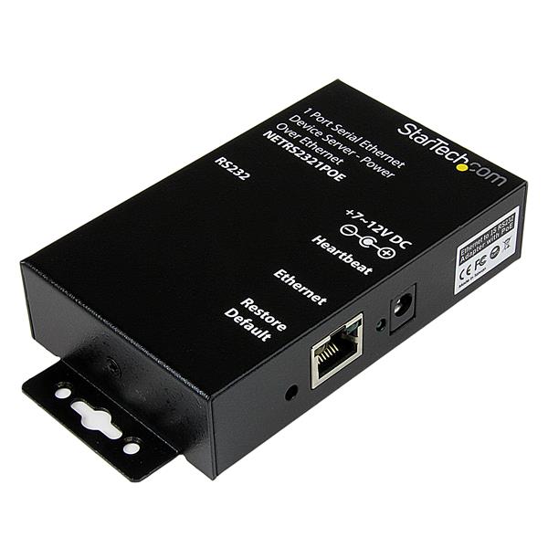 StarTech.com 1 Port RS232 Serial Device Server PoE - ONE CLICK SUPPLIES