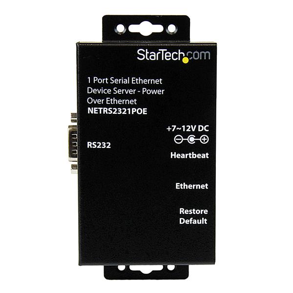 StarTech.com 1 Port RS232 Serial Device Server PoE - ONE CLICK SUPPLIES