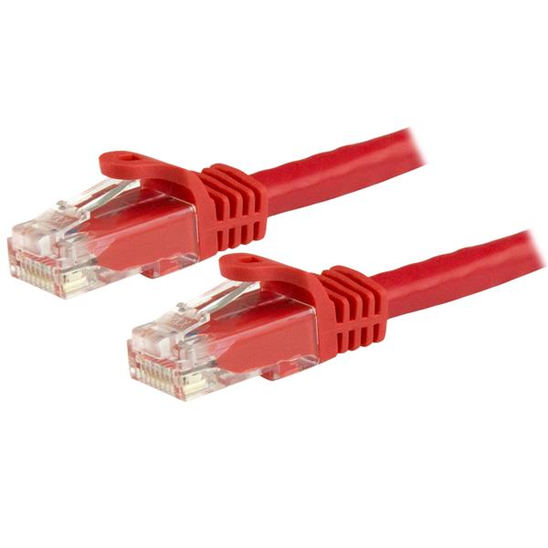 StarTech.com 1m Red Cat6 Patch Cable Snagless RJ45 - ONE CLICK SUPPLIES