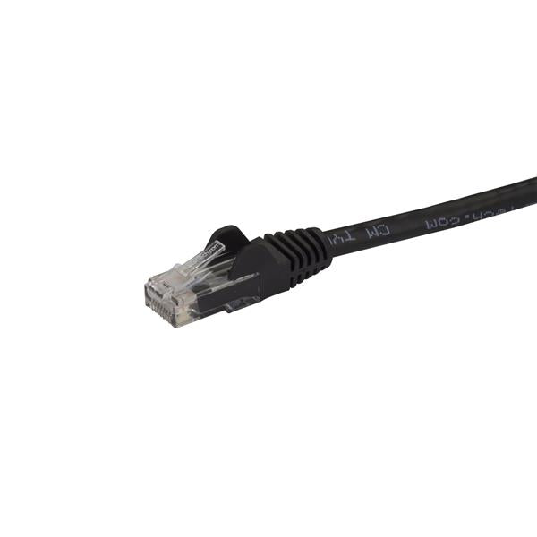 StarTech.com 15m Black Snagless Cat6 UTP Patch Cable - ONE CLICK SUPPLIES