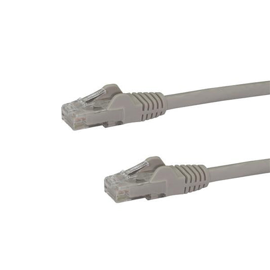 StarTech.com 15m Grey GB Snagless RJ45 UTP Cat6 Patch - ONE CLICK SUPPLIES