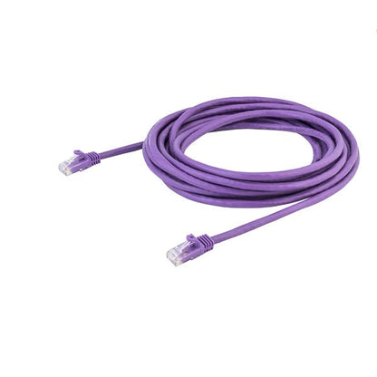 StarTech.com 5m Purple Snagless Cat6 Patch Cable - ONE CLICK SUPPLIES