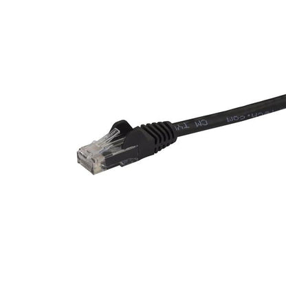 StarTech.com 0.5m Black GB Snagless RJ45 UTP Cat6 - ONE CLICK SUPPLIES