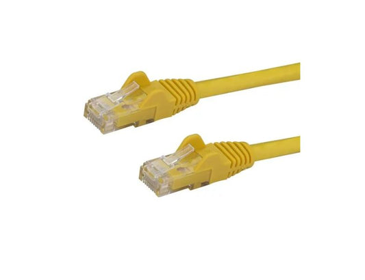 StarTech.com 0.5m Yellow Snagless Cat6 Patch Cable - ONE CLICK SUPPLIES