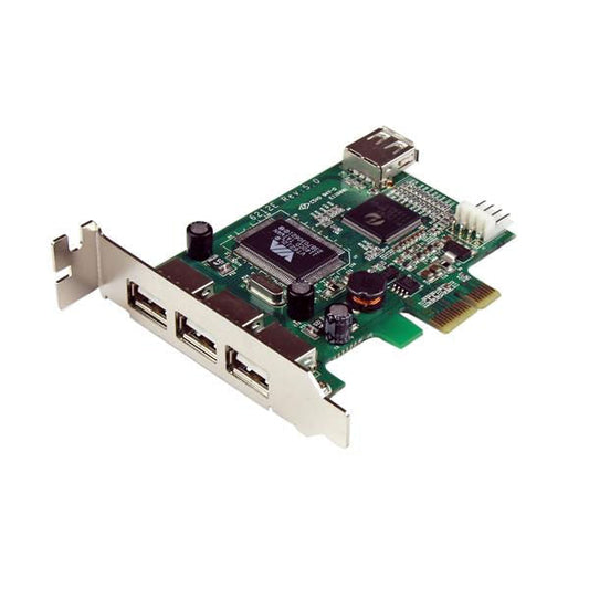 StarTech.com 4 Port PCIE Low Profile USB 2.0 Card - ONE CLICK SUPPLIES