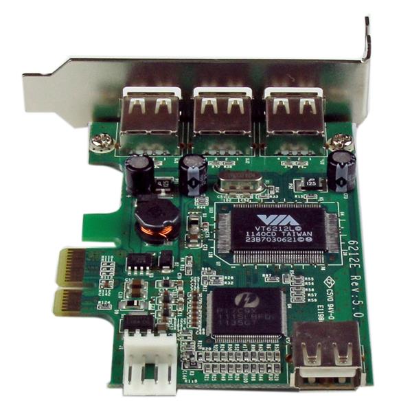 StarTech.com 4 Port PCIE Low Profile USB 2.0 Card - ONE CLICK SUPPLIES