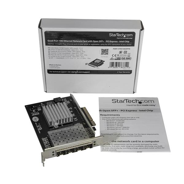 StarTech.com 4 Port SFP Server Network Card XL710 - ONE CLICK SUPPLIES