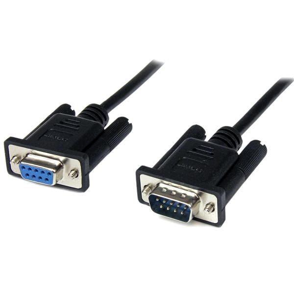 StarTech.com 2m DB9 RS232 Serial Null Modem Cable FM - ONE CLICK SUPPLIES