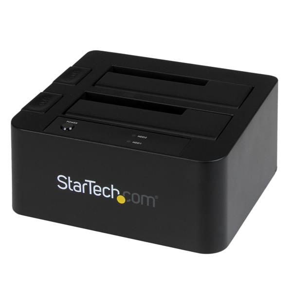 StarTech.com USB 3.0 eSATA Dual Hard Drive Dock UASP - ONE CLICK SUPPLIES