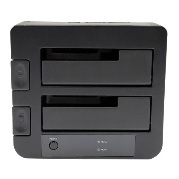 StarTech.com USB 3.0 eSATA Dual Hard Drive Dock UASP - ONE CLICK SUPPLIES