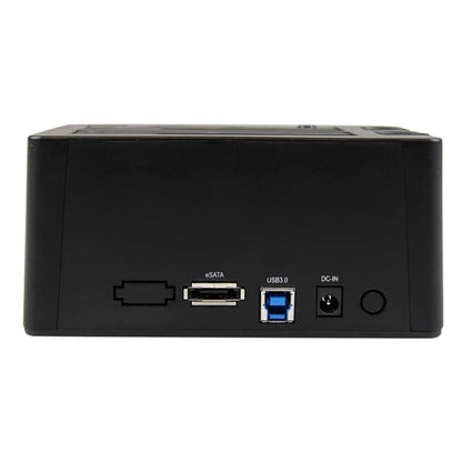 StarTech.com USB 3.0 eSATA Dual Hard Drive Dock UASP - ONE CLICK SUPPLIES