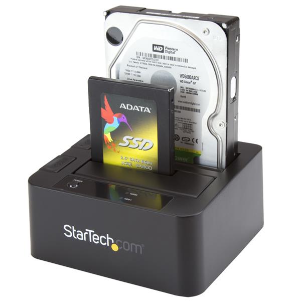 StarTech.com USB 3.0 eSATA Dual Hard Drive Dock UASP - ONE CLICK SUPPLIES